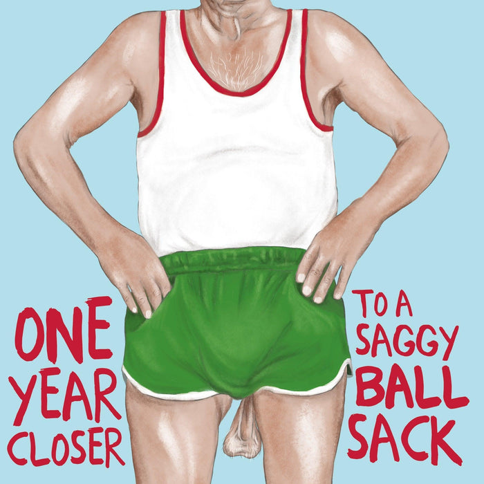 La La Land | Illustrated Greeting Card Old Man Ball Sack