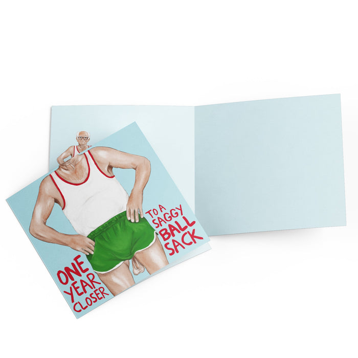 La La Land | Illustrated Greeting Card Old Man Ball Sack
