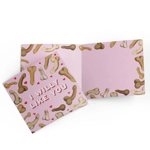 La La Land | Lilly Perrott Greeting Card Willy Like You Illustrated 14x14 cm