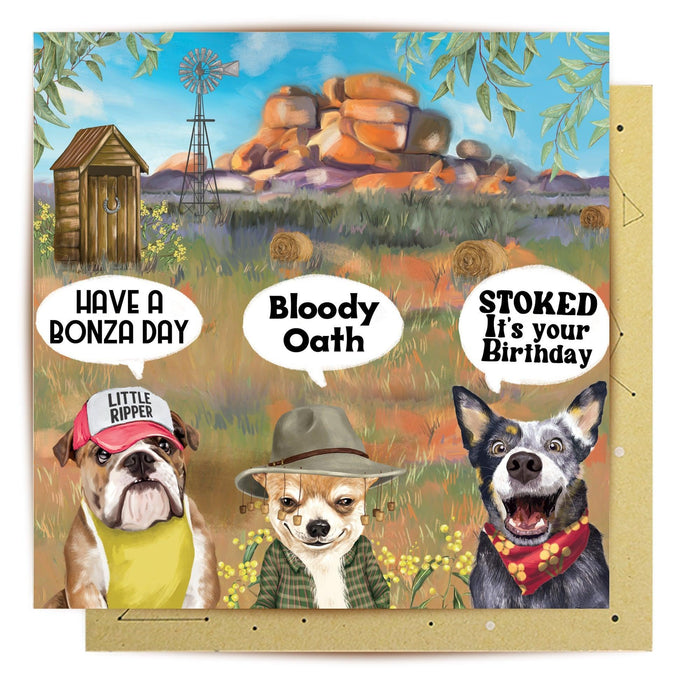 La La Land | Greeting Card Aussie Slang
