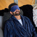 Annabel Trends | Men's Velvet Sleep Mask Luxury Navy