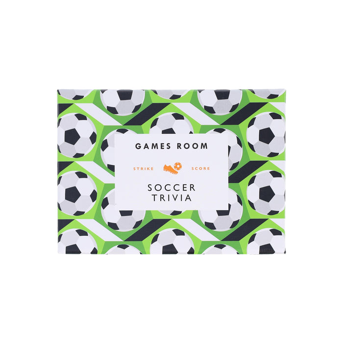Games Room | Multi-Coloured Soccer Trivia Card Game Portable Box for Fans Homing Instincts