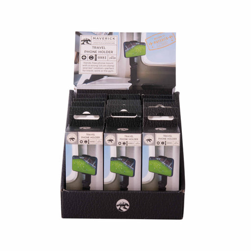 Maverick | Travel Phone Holder CDU Compact 12pcs Black