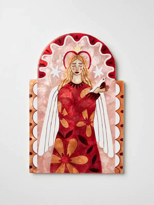 Jones & Co | Pink Gardienne Angel Wall Art-Jones & Co-Homing Instincts