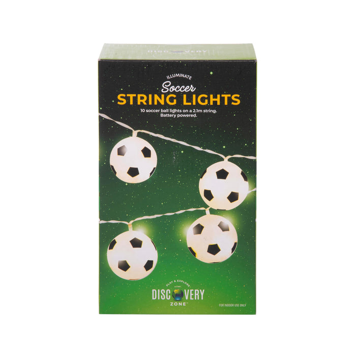 Discovery Zone | Illuminate String Lights Soccer LED 10‑Ball Set
