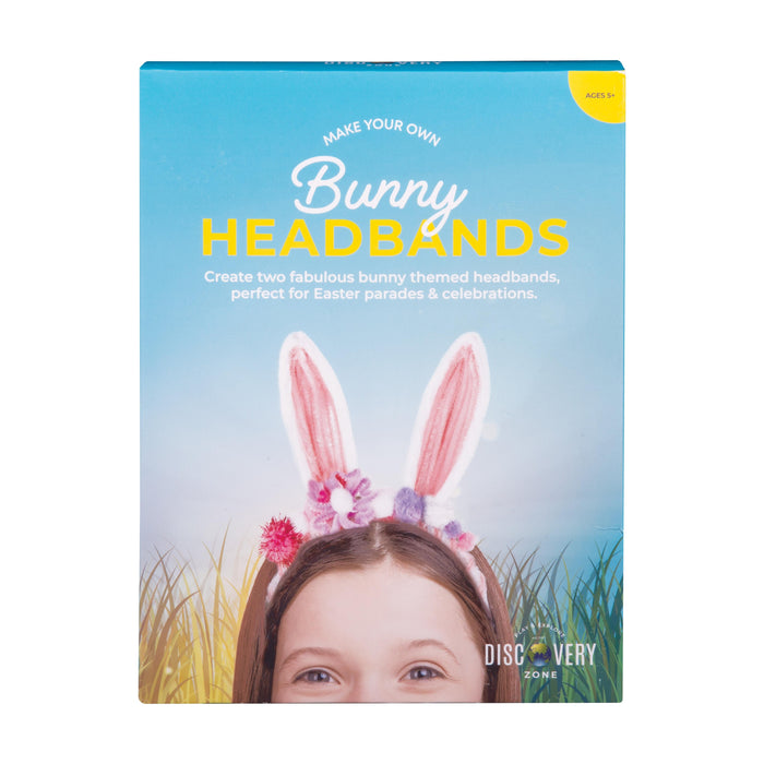Discovery Zone | Make Your Own Bunny Headbands 2pcs Set Multi-Coloured