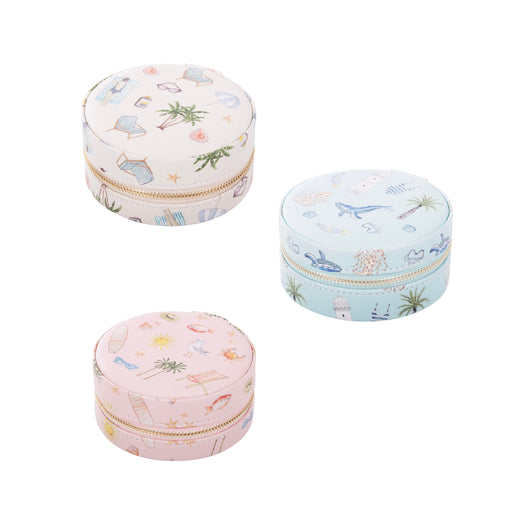 The Australian Collection | Round Jewellery Case 12pcs 3 Assorted