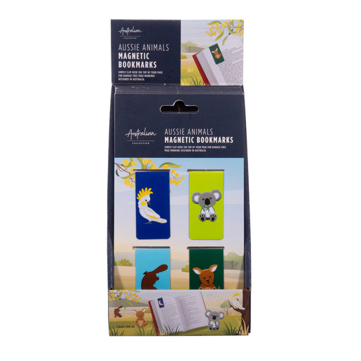The Australian Collection | Animal Magnetic Bookmarks 4pcs Multi-Coloured