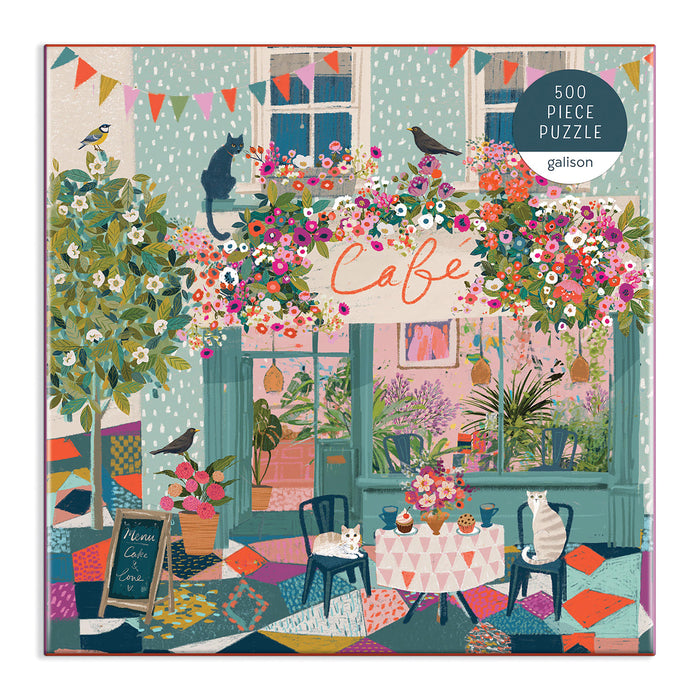 Galison | Victoria Ball Afternoon Tea Puzzle - 500pcs Multi-Coloured Homing Instincts