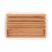 Maverick | Bamboo Desk Organiser Natural Eco Friendly 6 Compartments