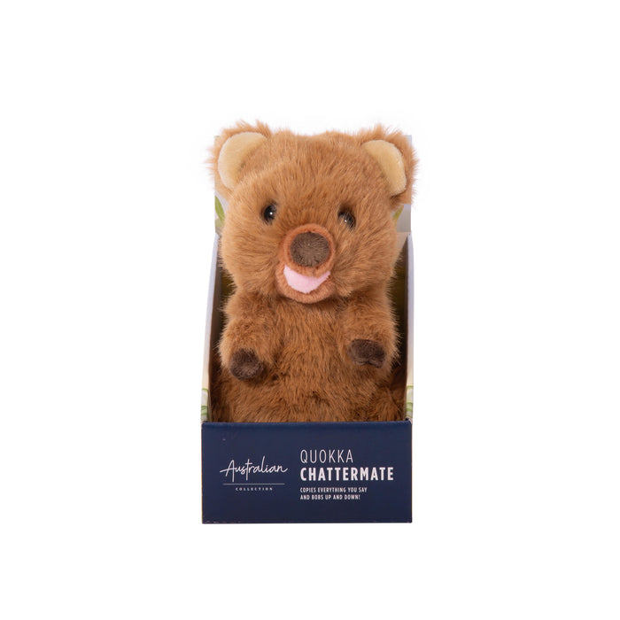 Australian Collection | ChatterMate Quokka Brown Interactive Talking Toy Homing Instincts