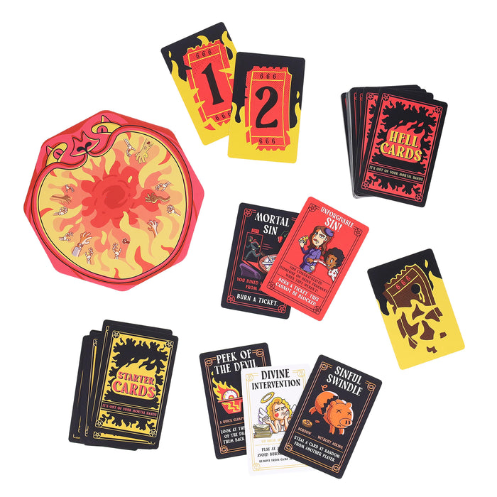 Ridley's | Ticket to Hell Multi‑Colour Card Game – 30‑Minute Party Fun Homing Instincts