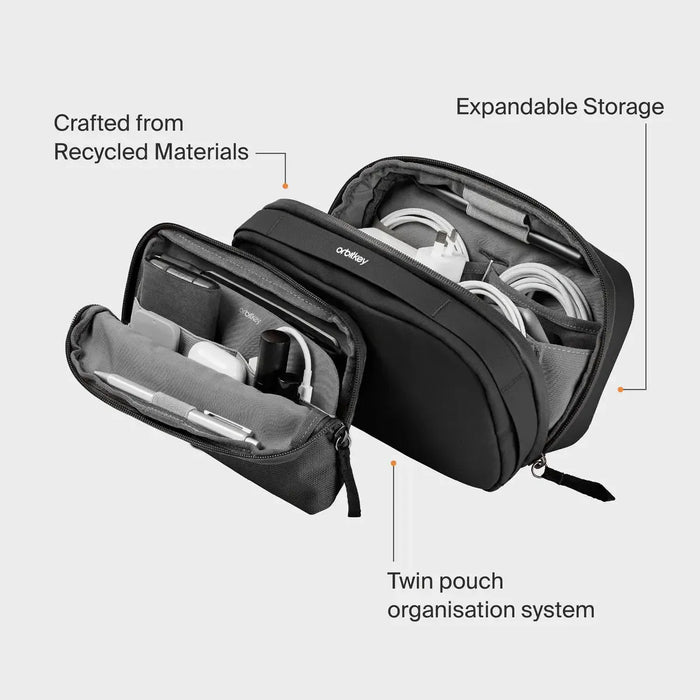 Orbitkey | 2-in-1 Tech Accessory Pouch Homing Instincts