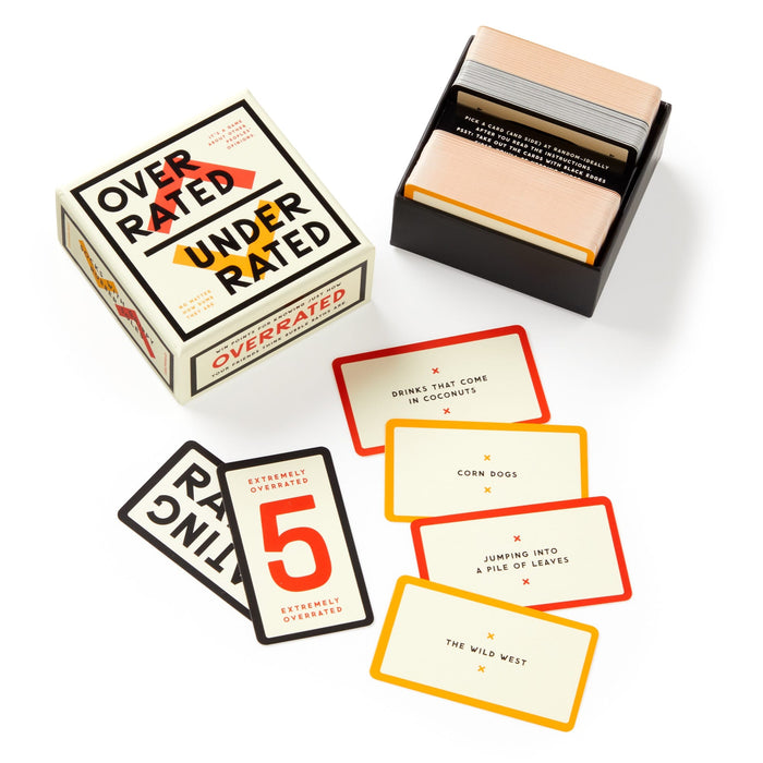 Brass Monkey | Overrated Underrated Social Game Card Set