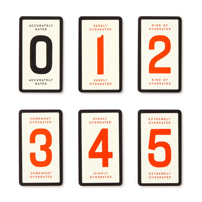Brass Monkey | Overrated Underrated Social Game Card Set