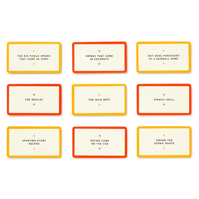 Brass Monkey | Overrated Underrated Social Game Card Set