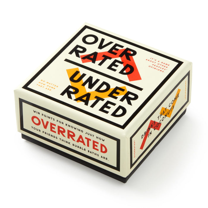 Brass Monkey | Overrated Underrated Social Game Card Set
