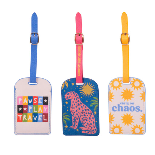 isGift | Cotton Canvas Luggage Tag Glow & Behold 24pcs 3 Assorted