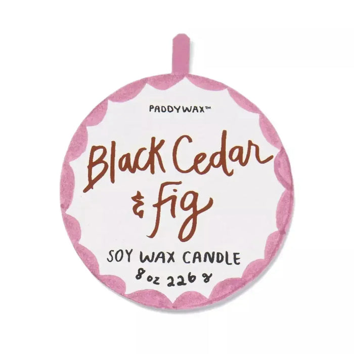 Paddywax | Black Cedar & Fig - A Dopo 8 Oz Candle Homing Instincts