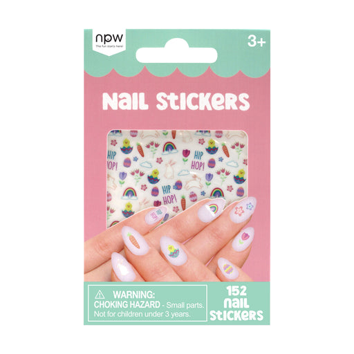 NPW | Nail Stickers Easter Rainbow Multi-Coloured Festive Colorful Pack