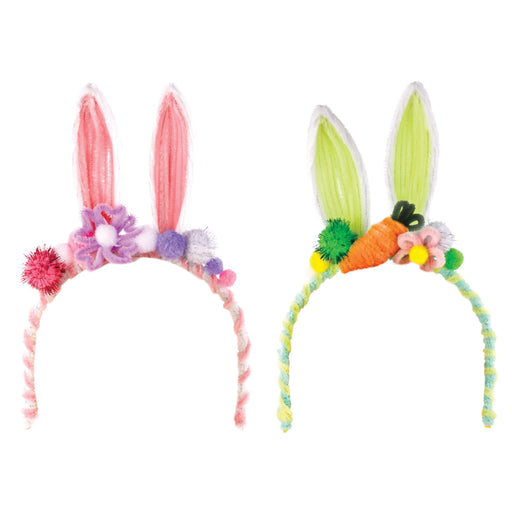 Discovery Zone | Make Your Own Bunny Headbands 2pcs Set Multi-Coloured