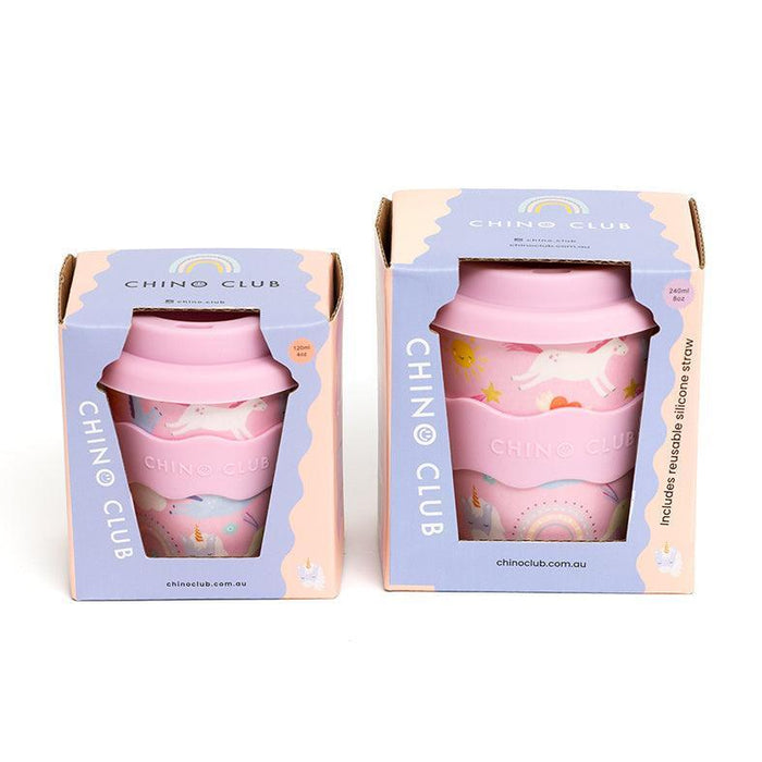 Chinoclub | Pink Unicorn Babychino Cup 4oz