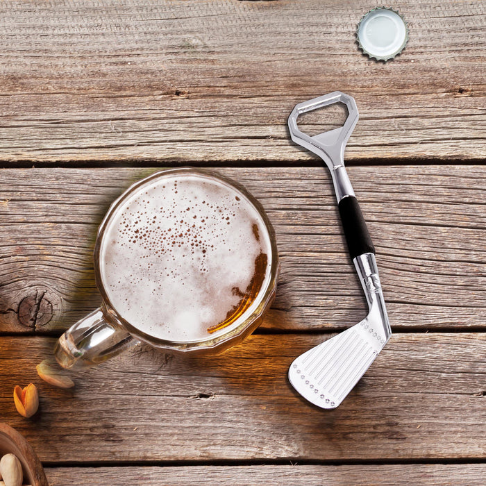Maverick | Nickel Plated Golf Club Bottle Opener Multi-Coloured