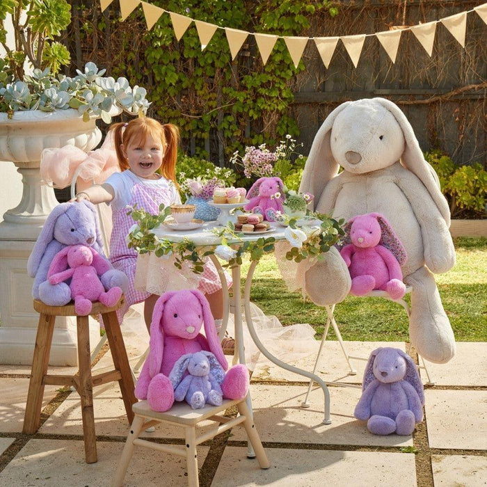 Pilbeam Living | Sherbet Pink Plush Bunny Small