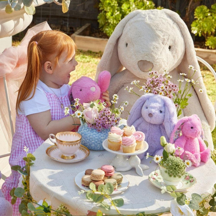 Pilbeam Living | Sherbet Pink Plush Bunny Small