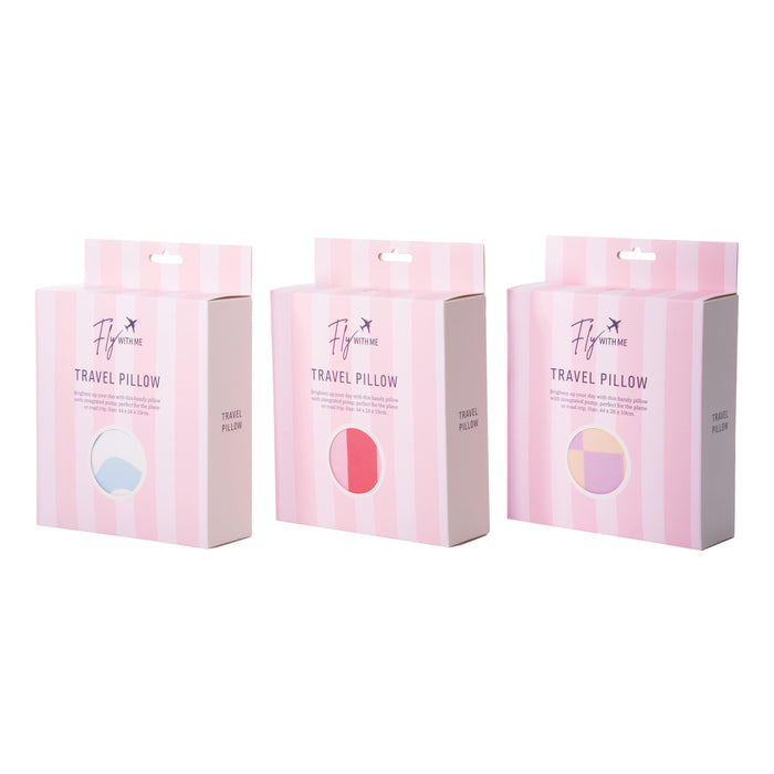 isGift | Fly With Me Travel Pillow Integrated Pump Assorted