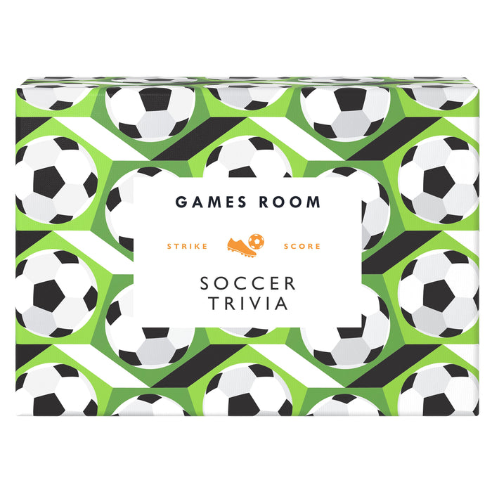 Games Room | Multi-Coloured Soccer Trivia Card Game Portable Box for Fans Homing Instincts