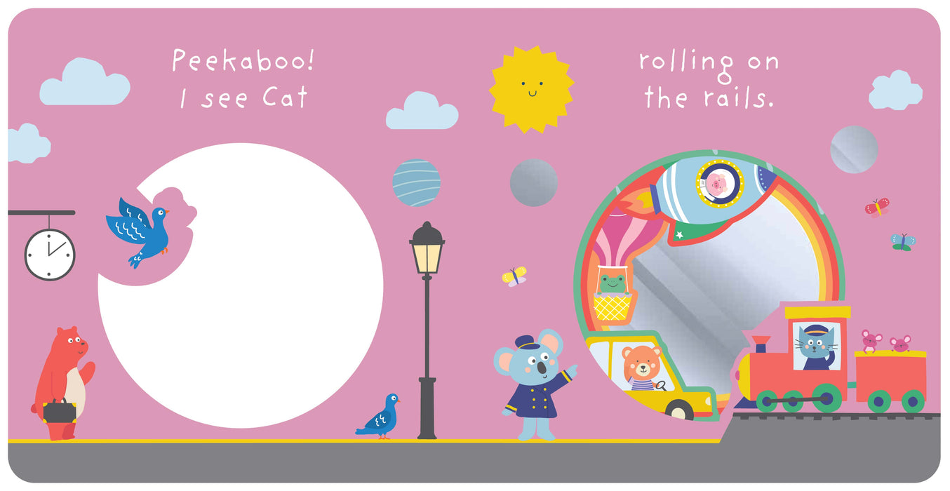 Lake Press | Graduating Mirror Board Book Peek-a-Boo I See You
