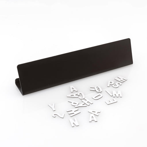 Mustard | Black Metal Desk Moodboard with Magnetic Letters Homing Instincts