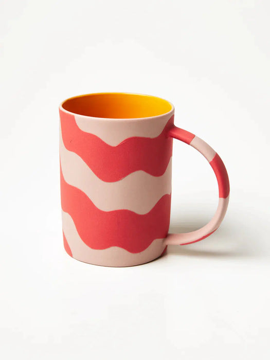 Jones & Co | Happy Mug Pink Wave-Jones & Co-Homing Instincts