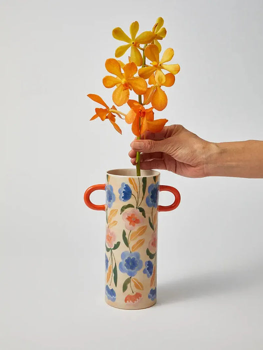 Jones & Co | Griffe Multi Floral Tall Vase-Jones & Co-Homing Instincts