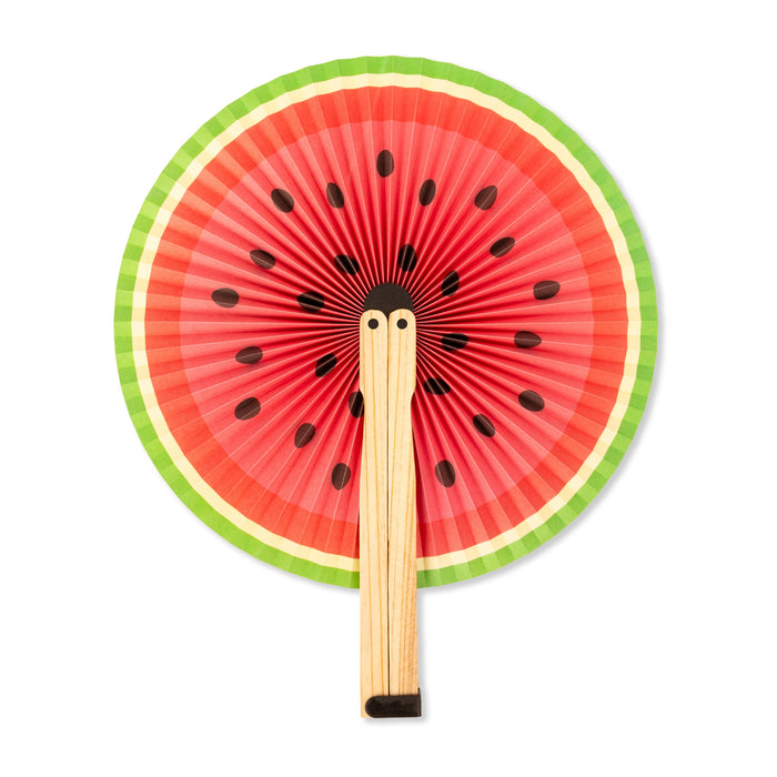 Kikkerland | Fruity & Sweet Paper Fans 25pcs 5 Assorted