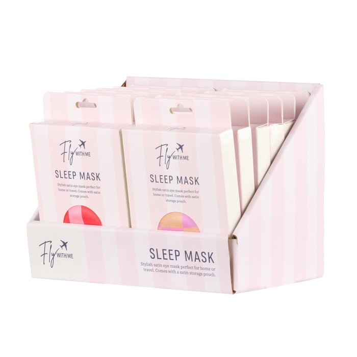 isGift | Satin Sleep Mask Fly With Me 16pcs Assorted
