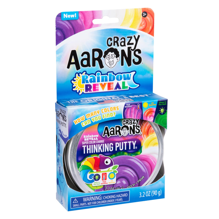 Crazy Aaron's | Rainbow Reveal Thinking Putty Color Shifting