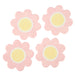 Emporium | Posey Flower Coasters 4pcs Set Pink