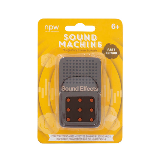 NPW | Fart Fanfare Sound Machine Brown Portable 9‑Sound Gag Device