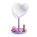 isGift | Light Up LED Heart Mirror Purple