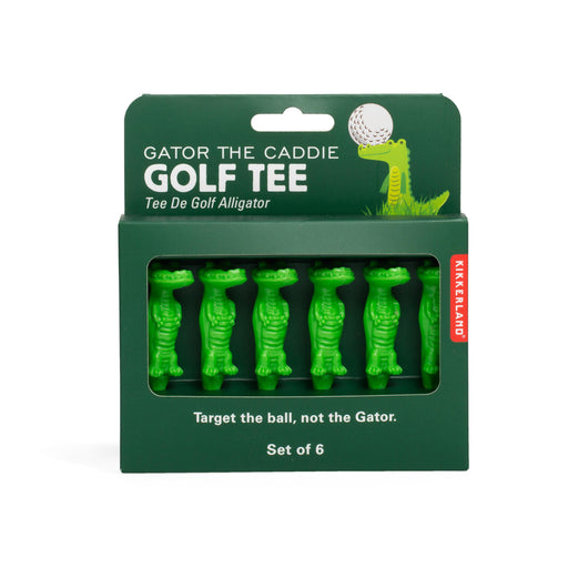 Kikkerland | Gator the Caddie Golf Tee Brown