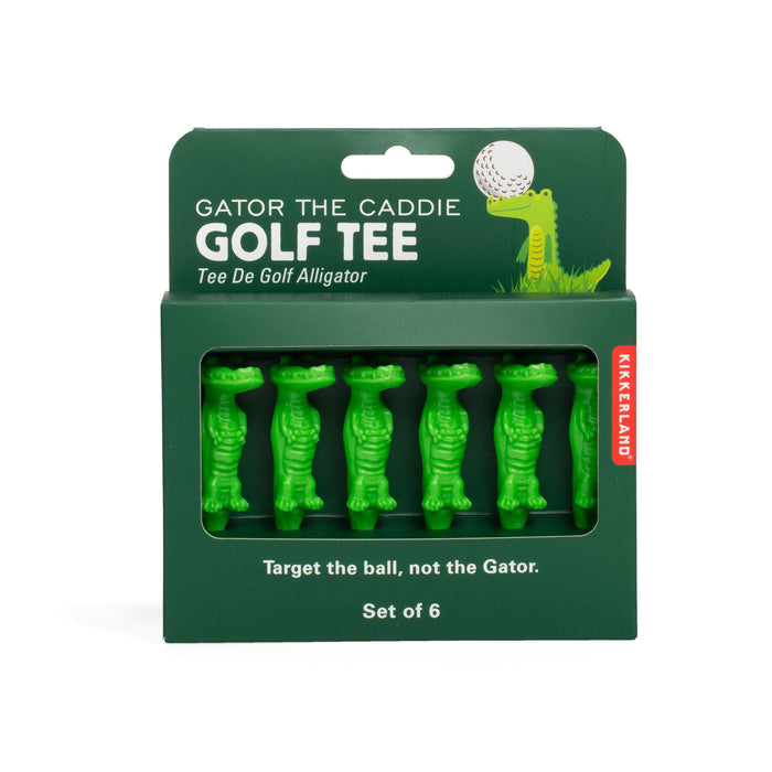 Kikkerland | Gator the Caddie Golf Tee Brown