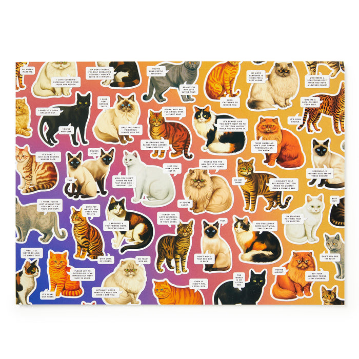 Brass Monkey | Moody Cats 1000‑Piece Multi‑Colour Jigsaw Puzzle Homing Instincts