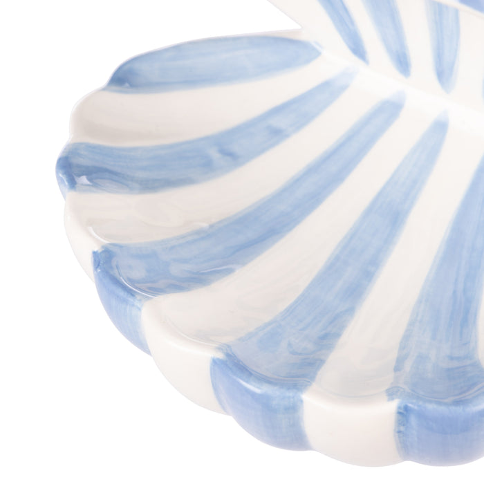 Emporium | Zona Clam Dish White & Blue