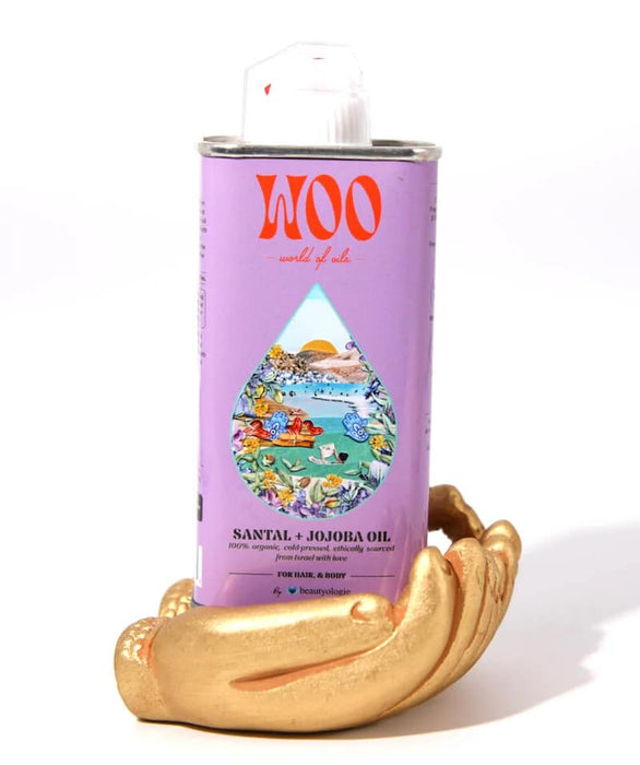 WOO | Santal + Jojoba Oil – Nourishing Body & Hair Oil with Aromatic Santal