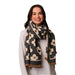Tiger Tree | Grey Autumn Flower Scarf Homing Instincts 