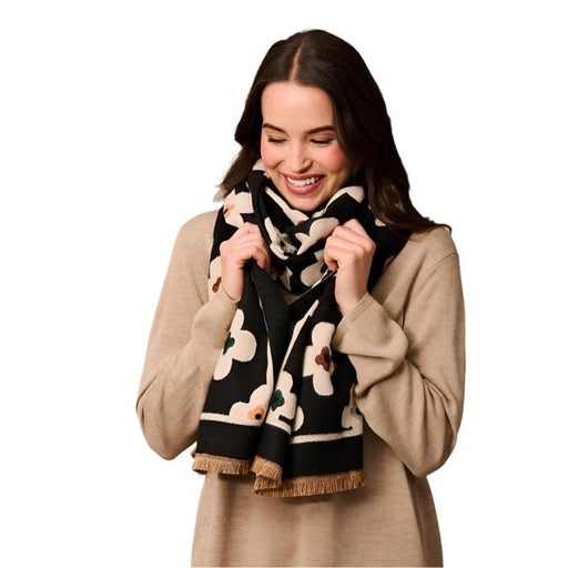 Tiger Tree | Black Autumn Flower Scarf Homing Instincts 