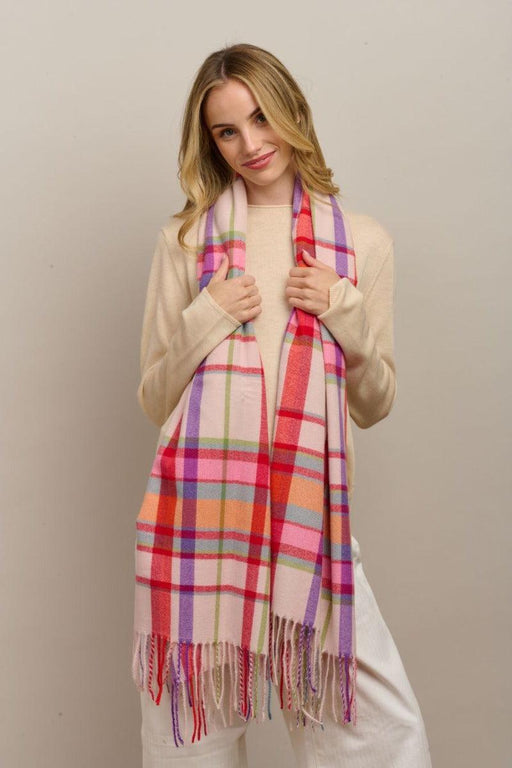 Tiger Tree | Mayfair Cream Fringe Scarf Homing Instincts 