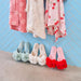 Annabel Trends | Cosy Luxe Pom-Pom Slippers Mist Green
